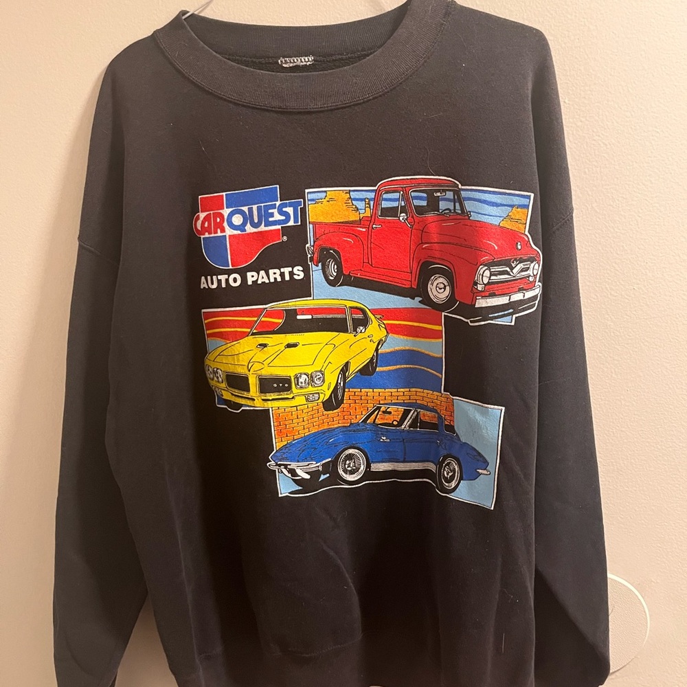 VINTAGE 80s Carquest Sweater